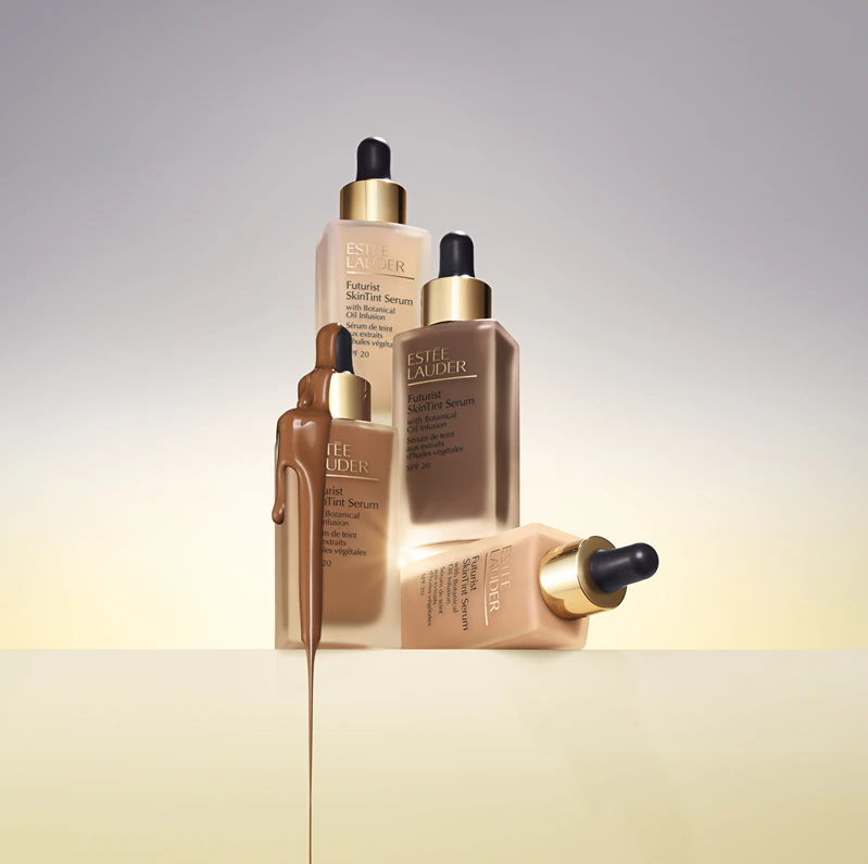 Estée Lauder Futurist SkinTint Serum Foundation met botanische olie-infusie SPF 20