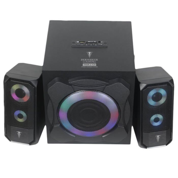 Gaming-Lautsprecher – BERSERKER GAMING – THOR 2.1 – 55 W RMS – Kabellos – RGB-LED-Beleuchtung