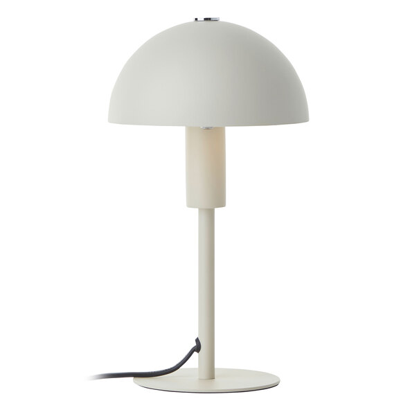 Petite E14 mushroom table lamp, matte beige