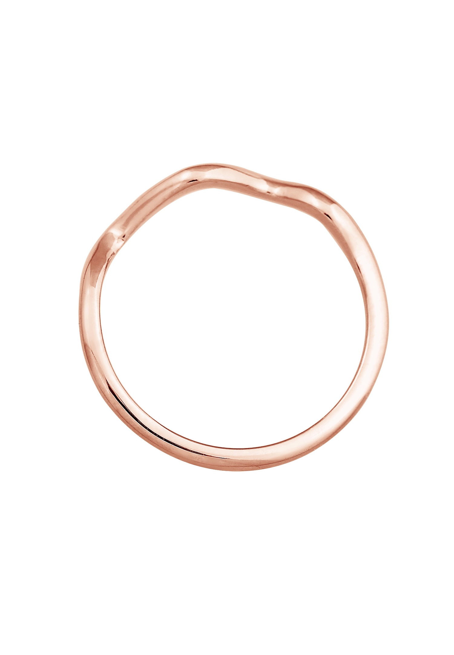 Elli Femmes Vagues Minimaliste Géo Tendance en Argent Sterling 925