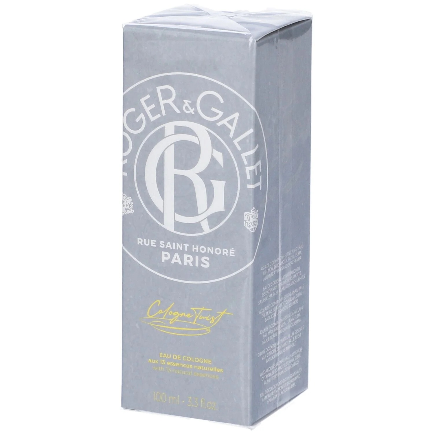 ROGER & GALLET R&G Cologne Twist Acqua Colonia 100 ml Parfum met 13 natuurlijke essences