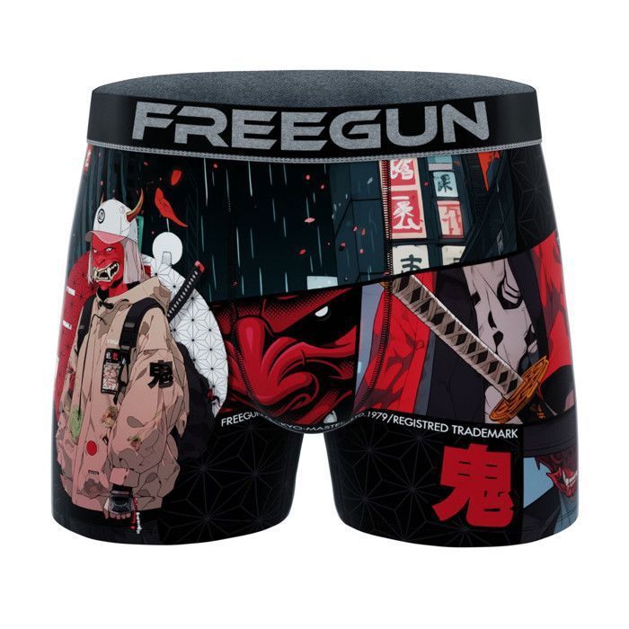 Calzoncillos bóxer Freegun para niño - Rojo (Paquete de 5)