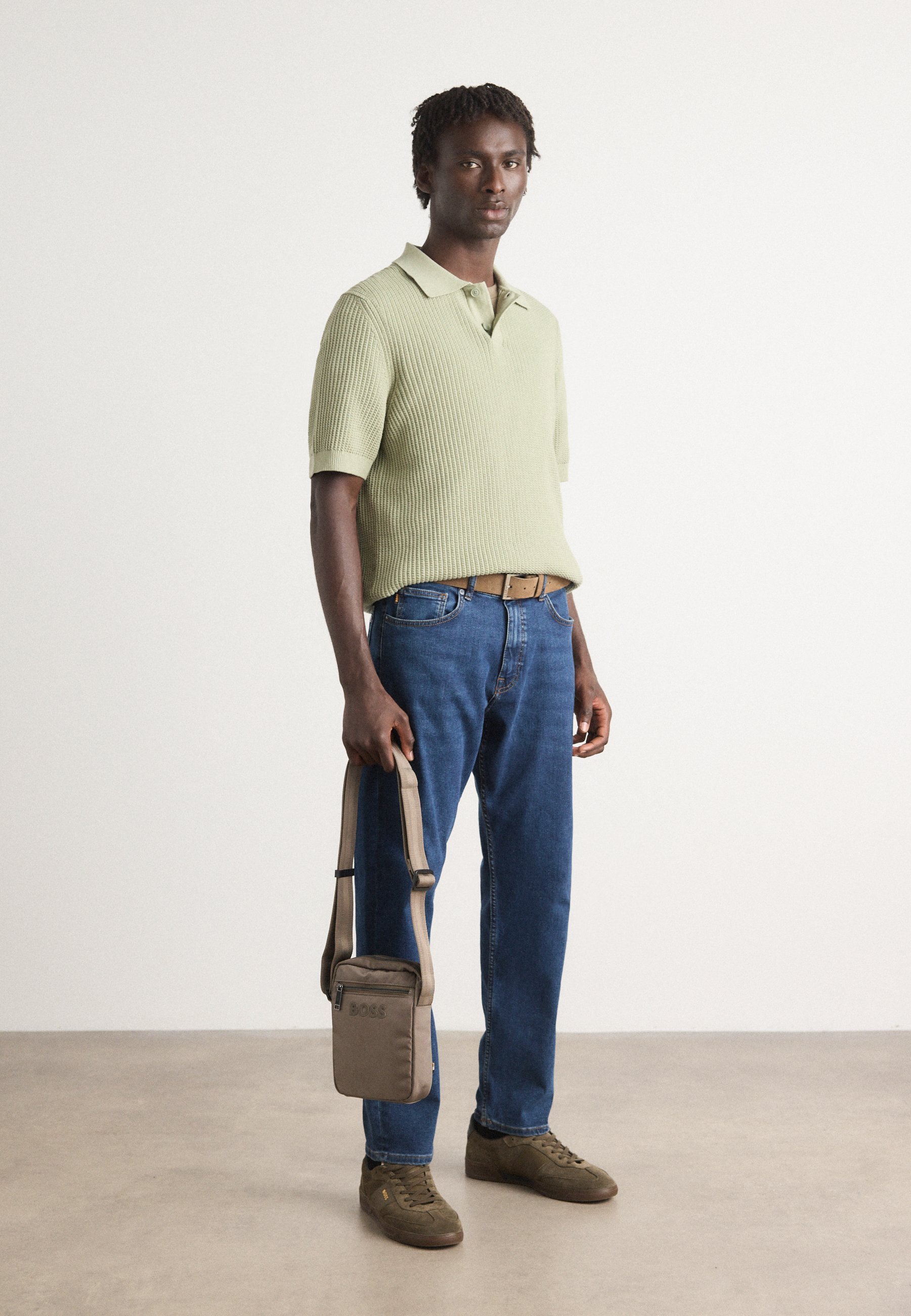 BOSS AKOPPO - Poloshirt - offengrün