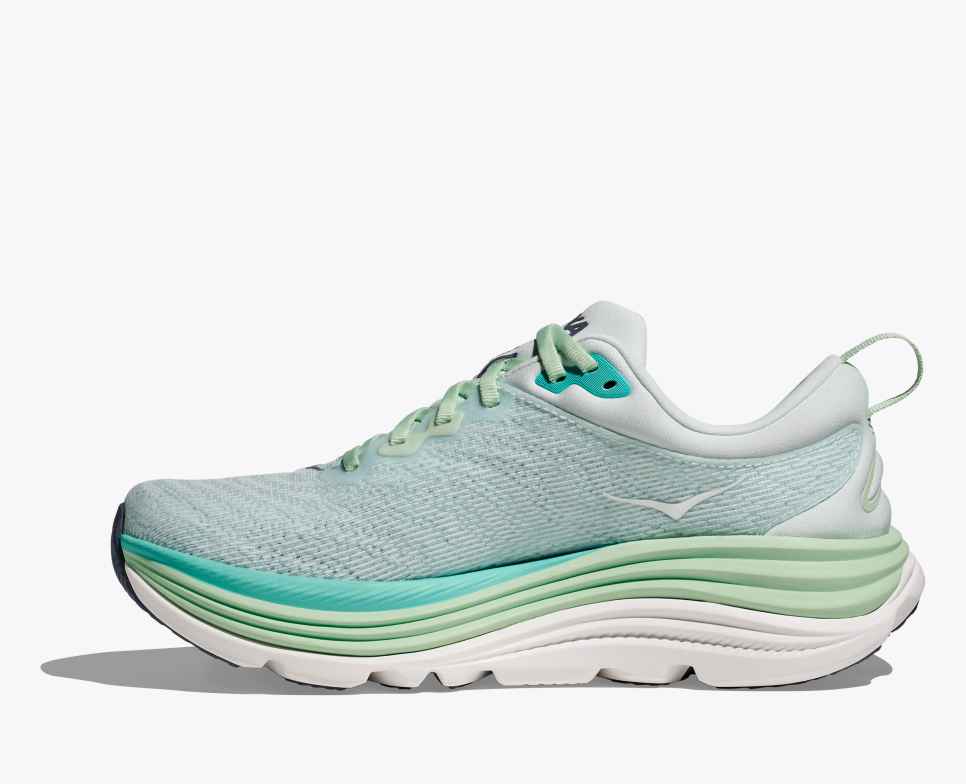 HOKA Gaviota 5 Fonte des neiges / Bleu Cielo