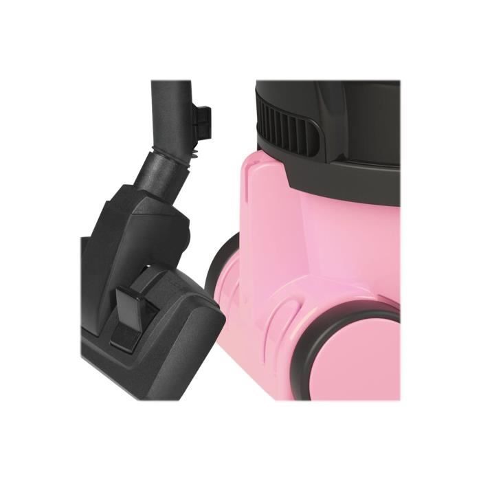 Aspiradora cilíndrica con bolsa Numatic Hetty Compact HET 160-11 - 620 vatios - Rosa clásico