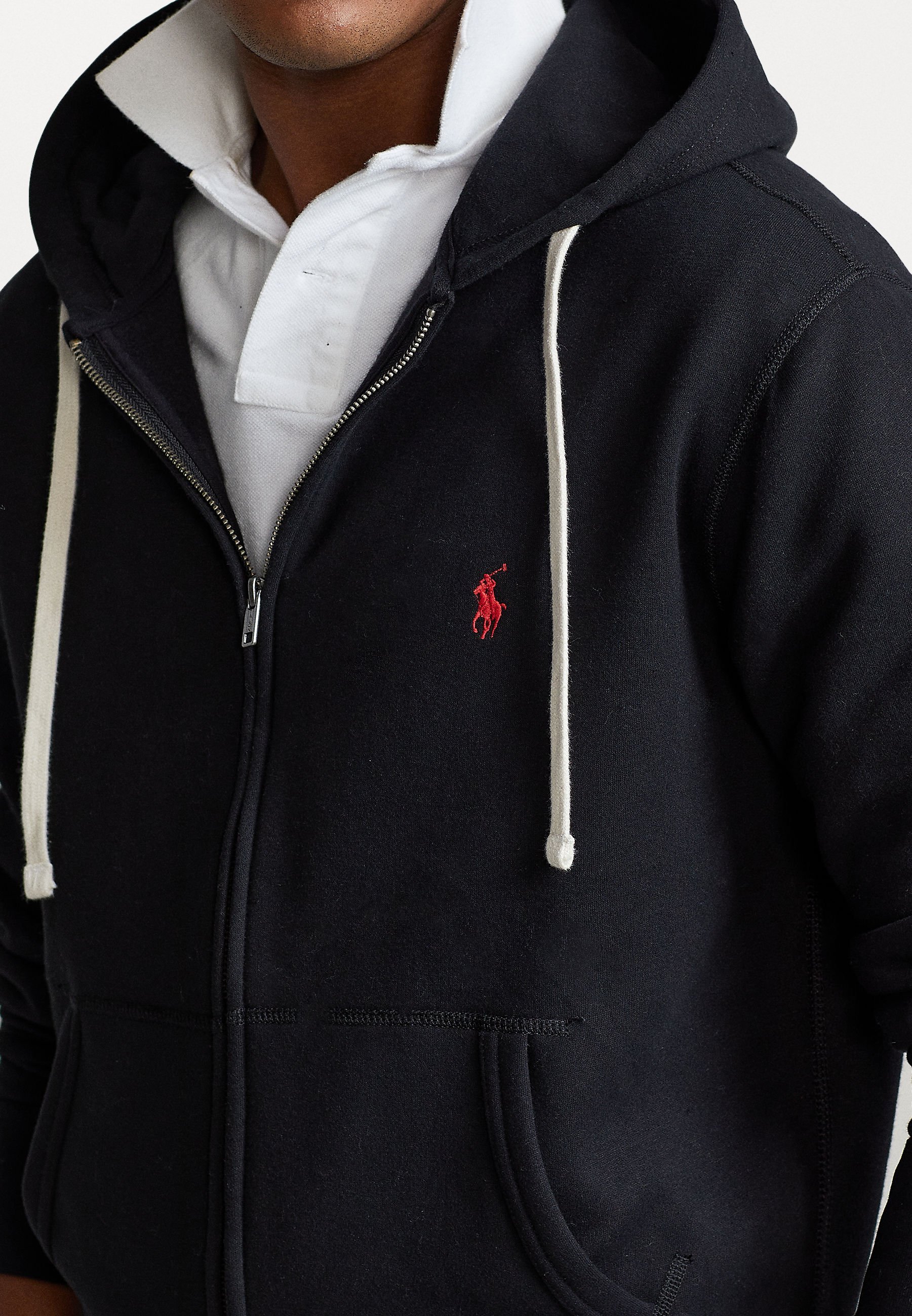 Polo Ralph Lauren THE RL FLEECE HOODIE - Sweatshirt met rits - zwart