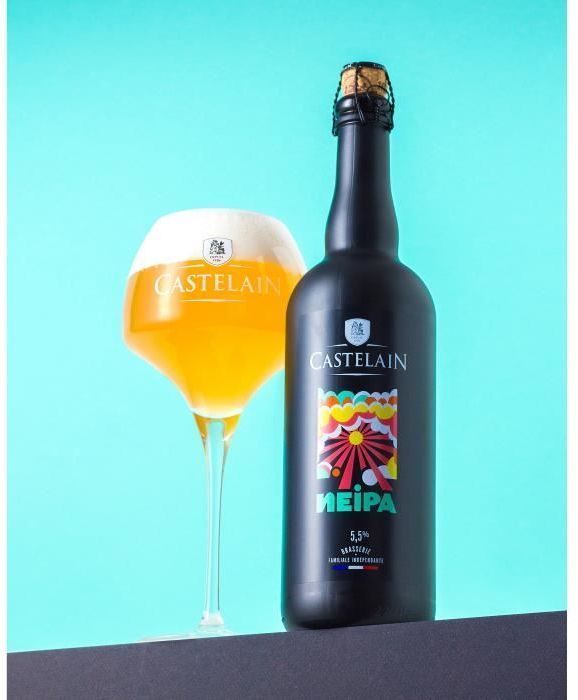 Cerveza NEIPA - Castelain - 5.50% ABV - 75cl x3