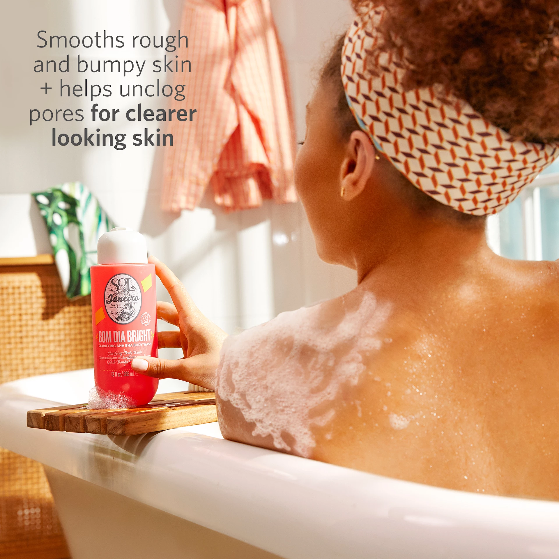 Bom Dia Bright Clarifying AHA BHA vodica za tijelo 385 ml - Sol de Janeiro