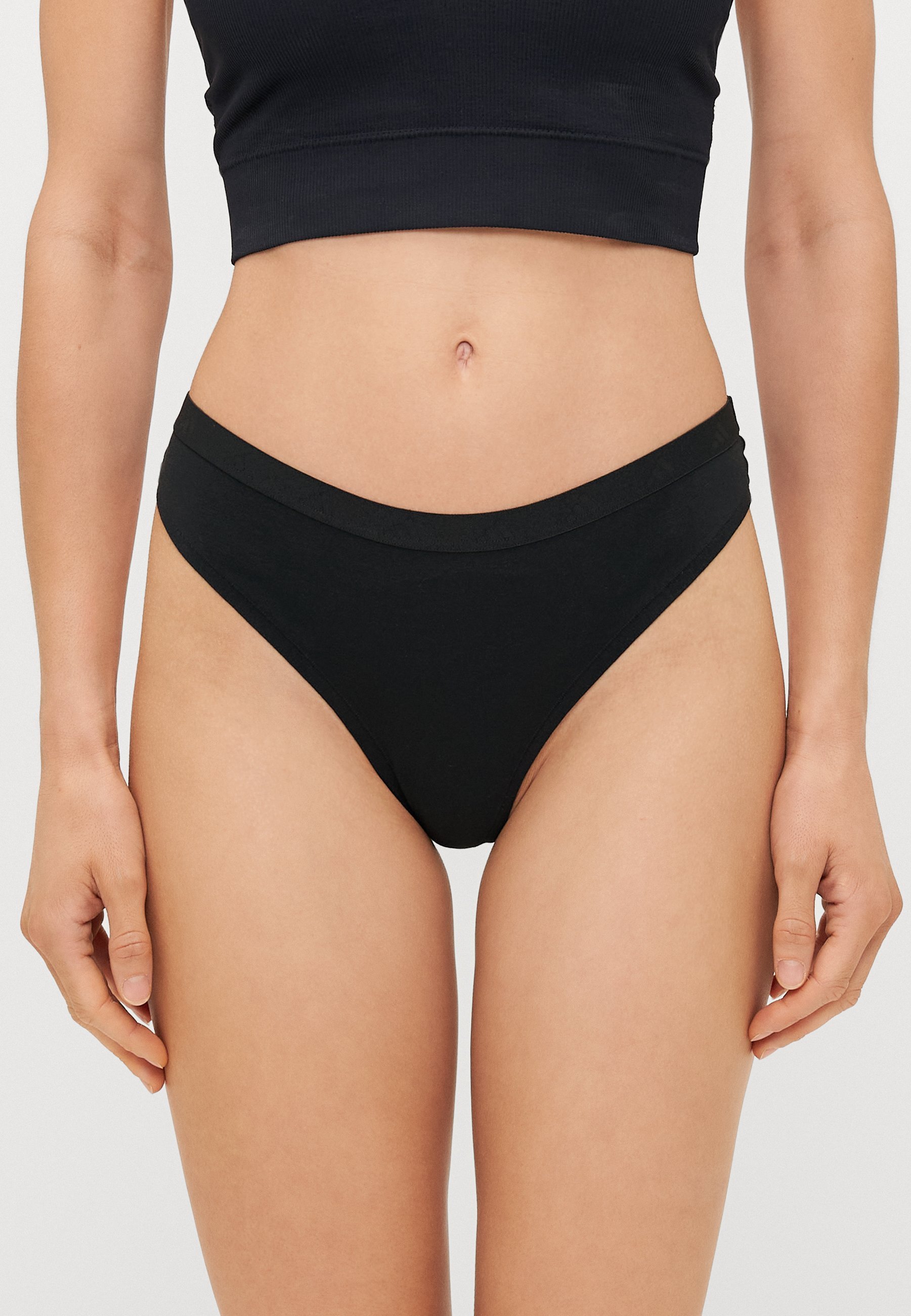 adidas Sportswear JOS THONG 3 PACK - Tanga - negru