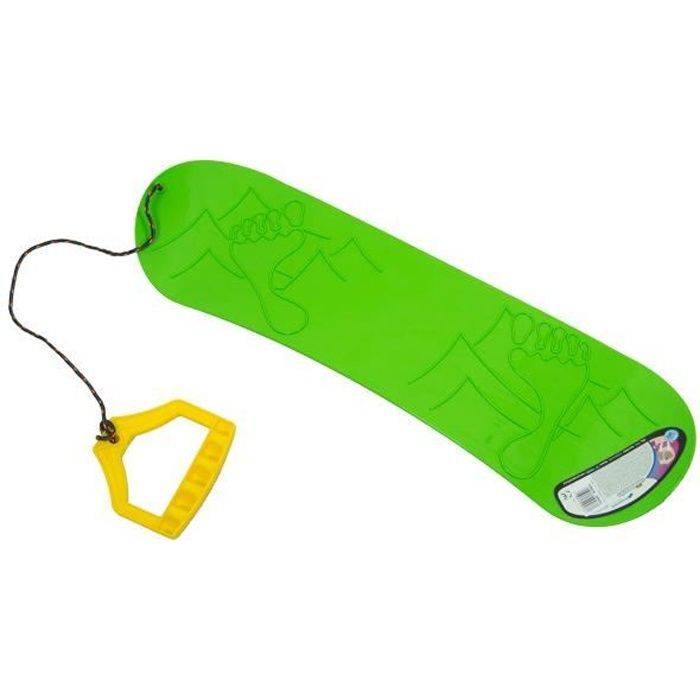 Grünes Plastik-Snowboard