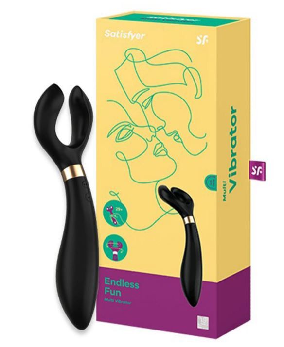 Bezgalīgas jautrības partnera daudzfunkcionālais vibrators 3 vibratori