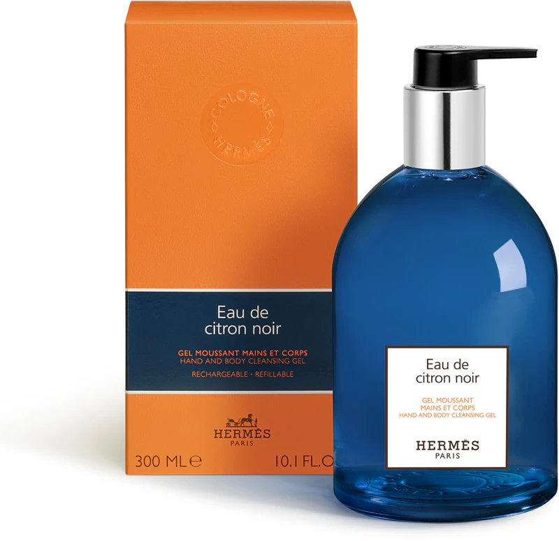 HERMÈS Le Bain Eau de citron noir gel espumante para mãos e corpo