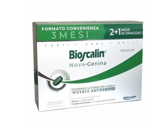 BIOSCALIN Bioscalin Nova Genina 90 comprimidos 2+1 meses de tratamiento gratuito que fortalece el cabello