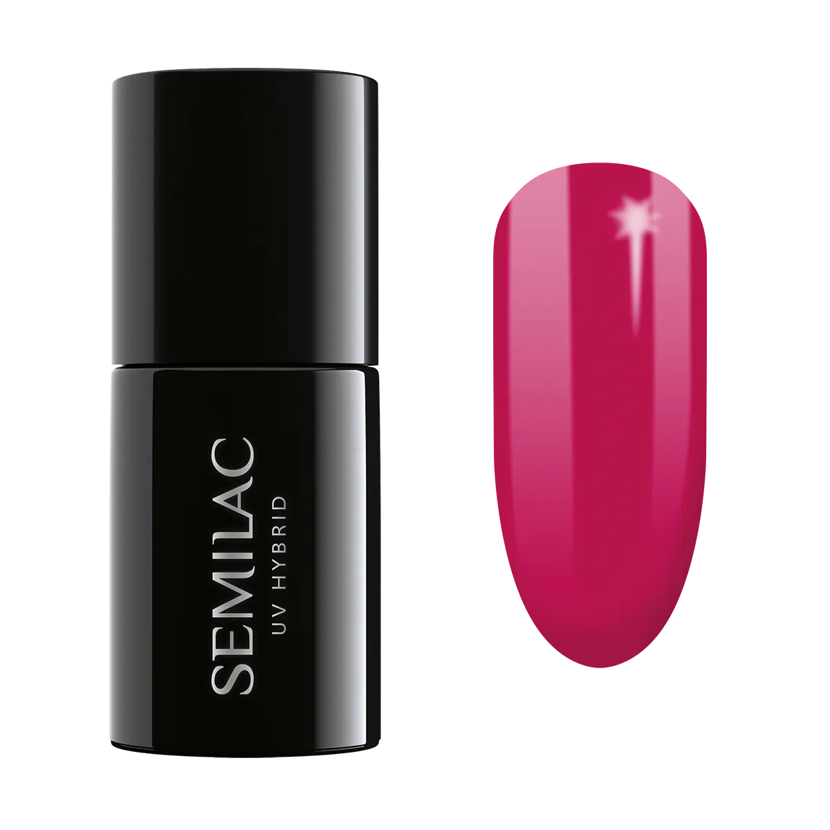 Semilac UV Hybrid Lakier hybrydowy, 103 Elegant Raspberry