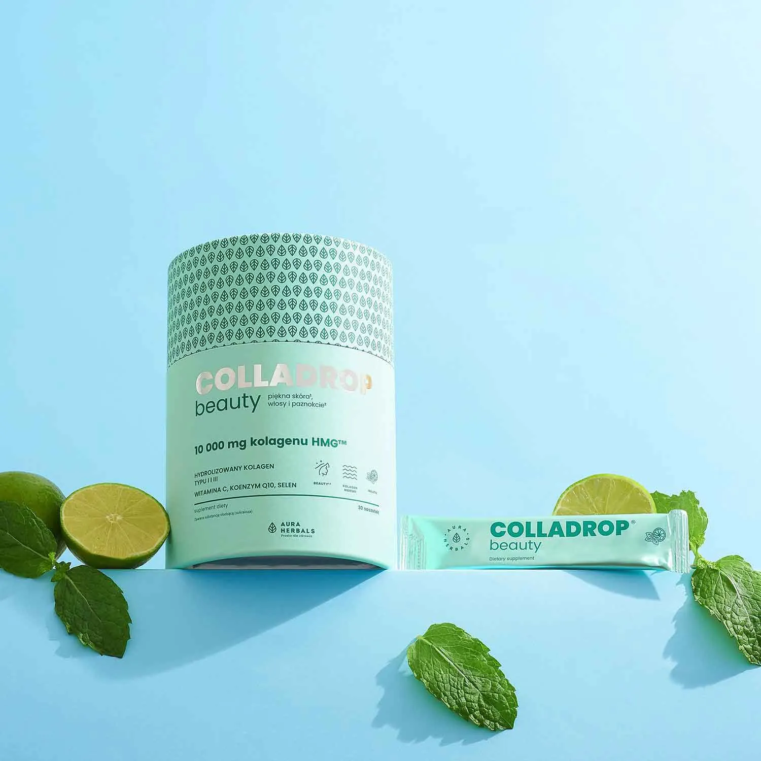 Colladrop Beauty Kolagen HMG 10000 mg Mojito Saszetki