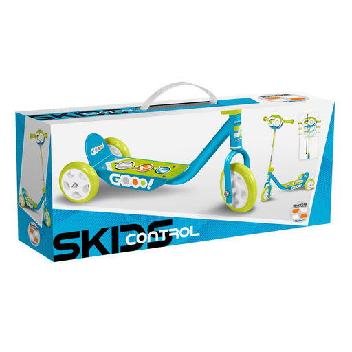  3-wielige scooter met slipcontrole