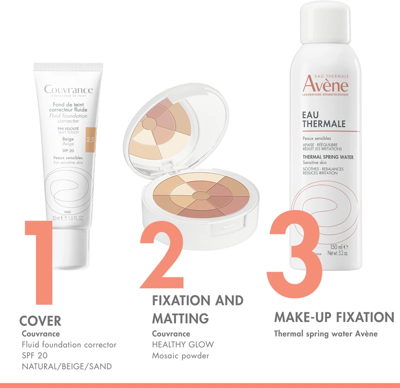 Avène Couvrance Mosaic puder za občutljivo kožo