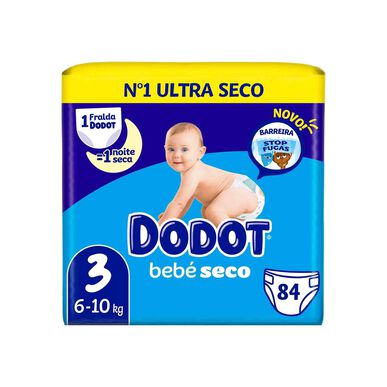 Dodot Babybleier Ekstra Absorpsjon 6-10 kg Størrelse 3 84 enheter 84 enheter