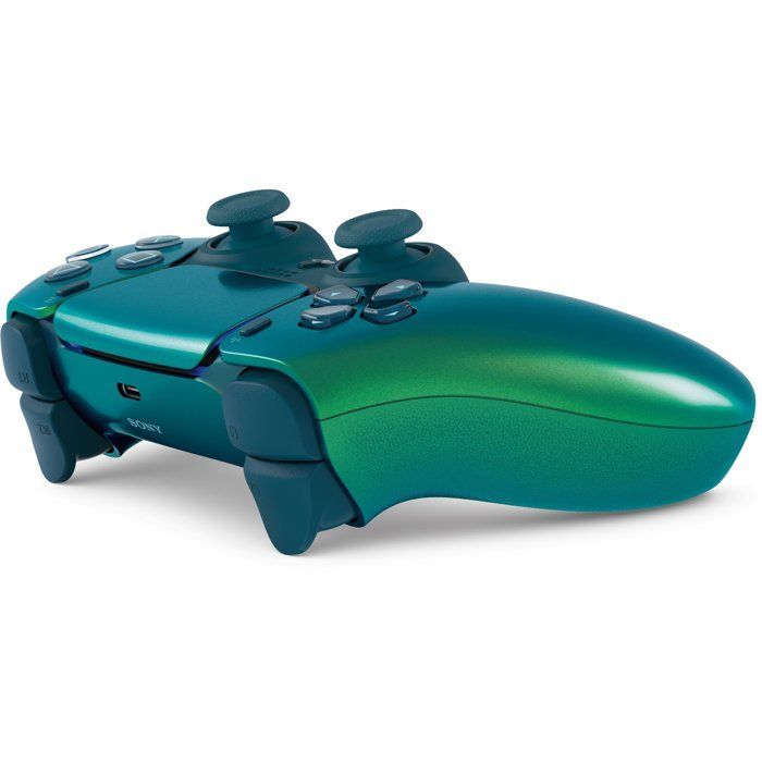 PS5 Standaardbundel (met cd-station): PlayStation 5-console (Slim-model) + 2e DualSense Chroma Teal-controller