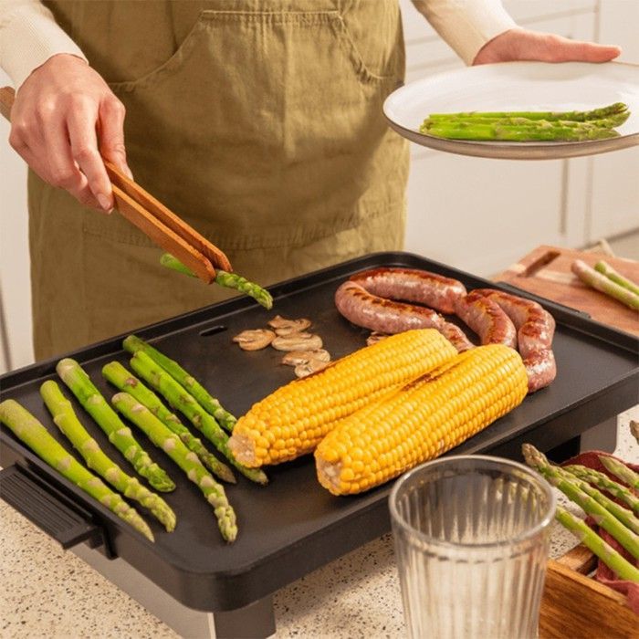 Plancha - SCHNEIDER - SCPL1800MAG - 1800 W - Verwijderbare plaat 30x40 cm - Vetopvangbak