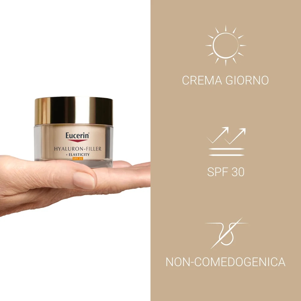 EUCERIN Eucerin Hyaluron-Filler+Elasticity dieninis kremas SPF 30 50 ml nuo senėjimo