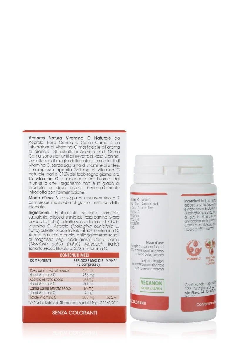 ARMORES NATURA Armores Natura Natuurlijke Vitamine C 60 Kauwtabletten voor het Immuunsysteem