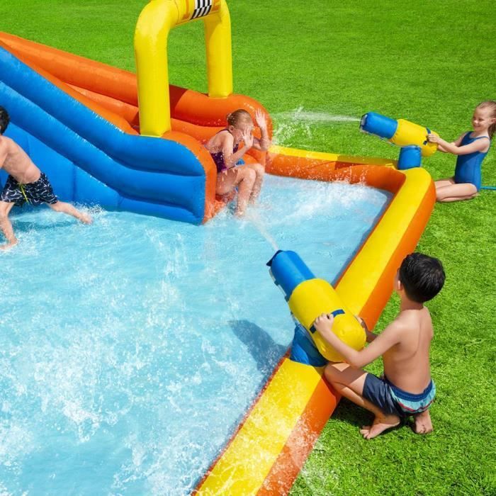 Aire de jeux gonflable - BESTWAY - Super Speedway - PVC - Extérieur - 3 ans et plus