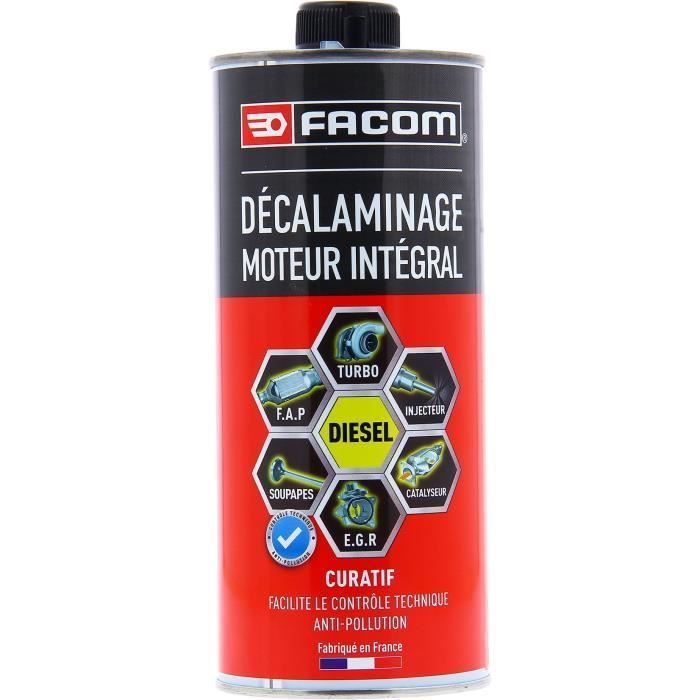 Descarbonización preventiva completa de un motor diésel de 1L - FACOM - válvulas, combustión, válvula EGR, convertidor catalítico, filtro de partículas