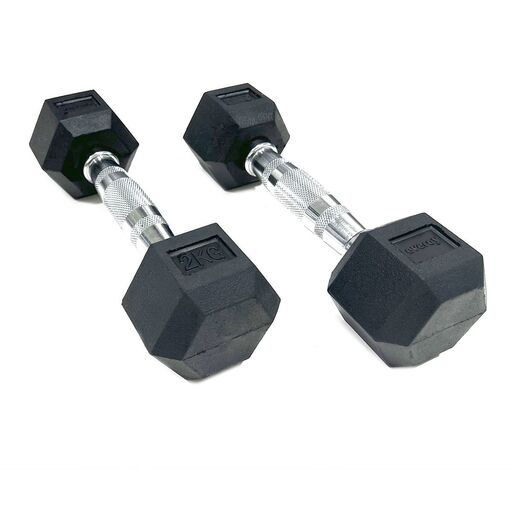  Evergy 2 kg Sechskant-Hanteln (Paar)