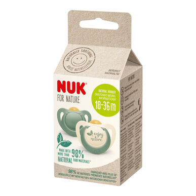 Chupetes Nuk Latex For Nature 18m 2 unidades 2 unidades