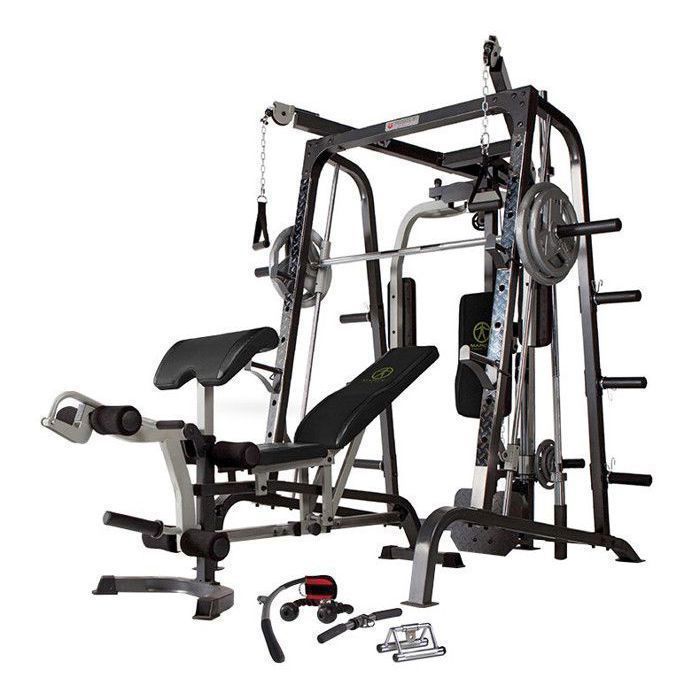 Marcy MD9010G, struttura per esercizi in acciaio nera - per allenamento con i pesi
