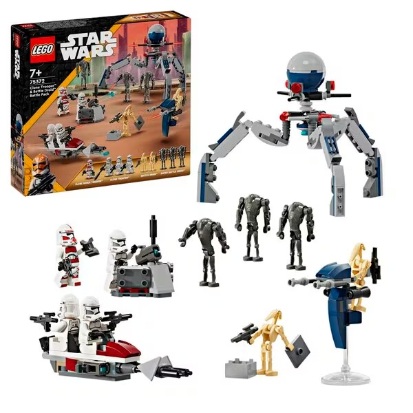 LEGO Star Wars 75372 Borbeni paket Kloniranih vojnika i borbenih droida<br>