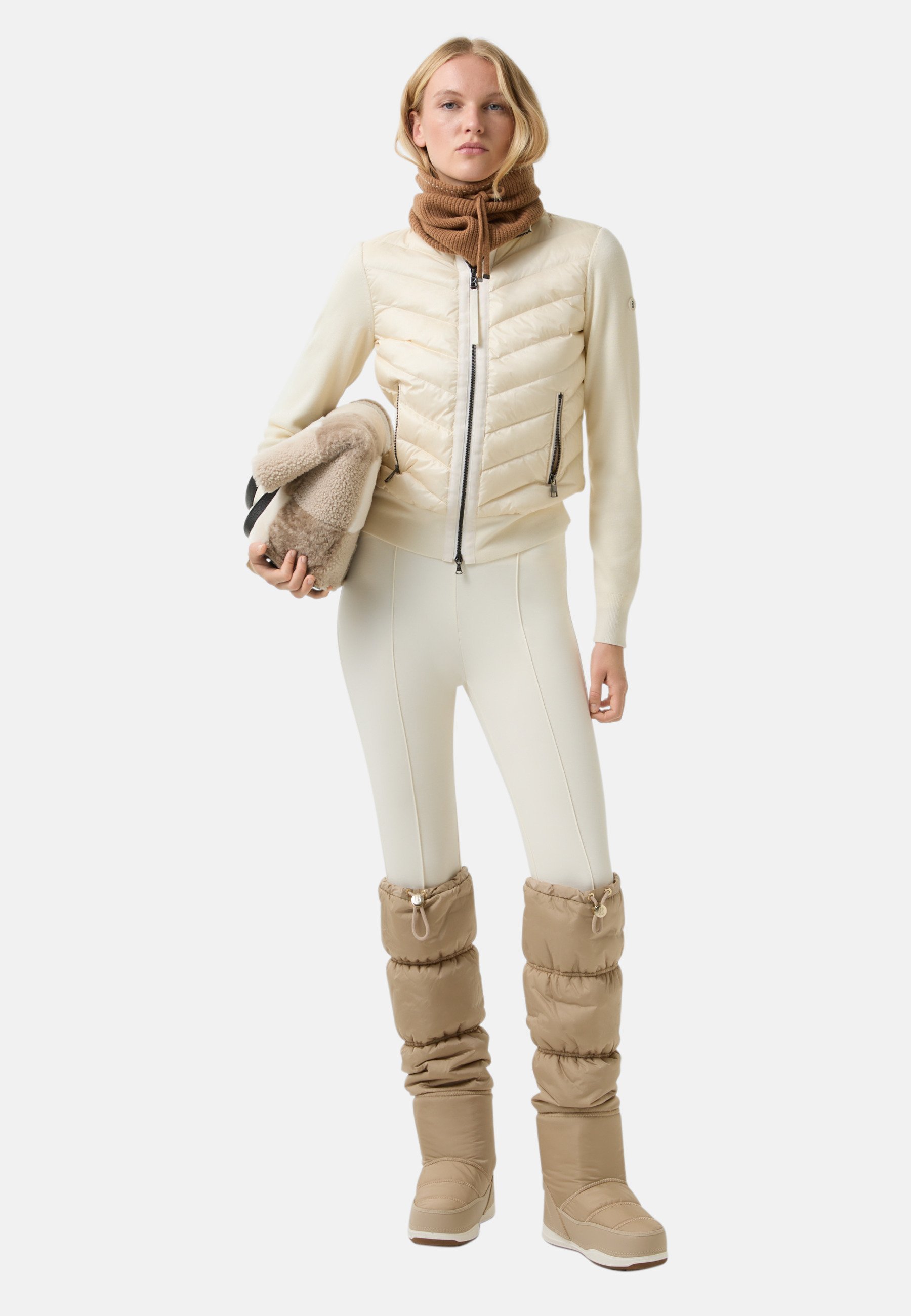 Bogner HYBRID ZILLY - Donsjack - crème