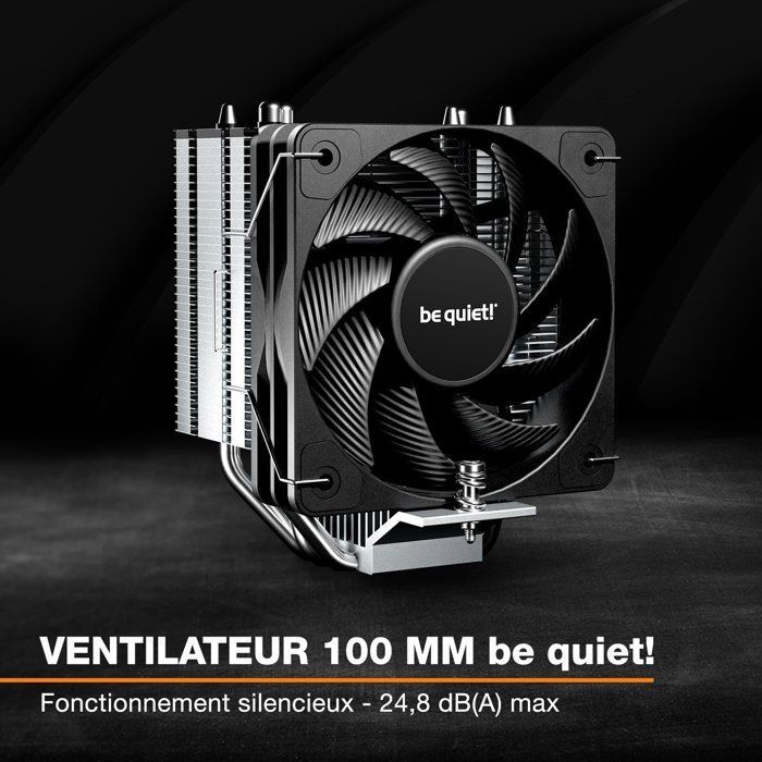 be quiet! PURE ROCK PRO 3 Slim - Cooler para CPU - Ventoinhas de 100mm