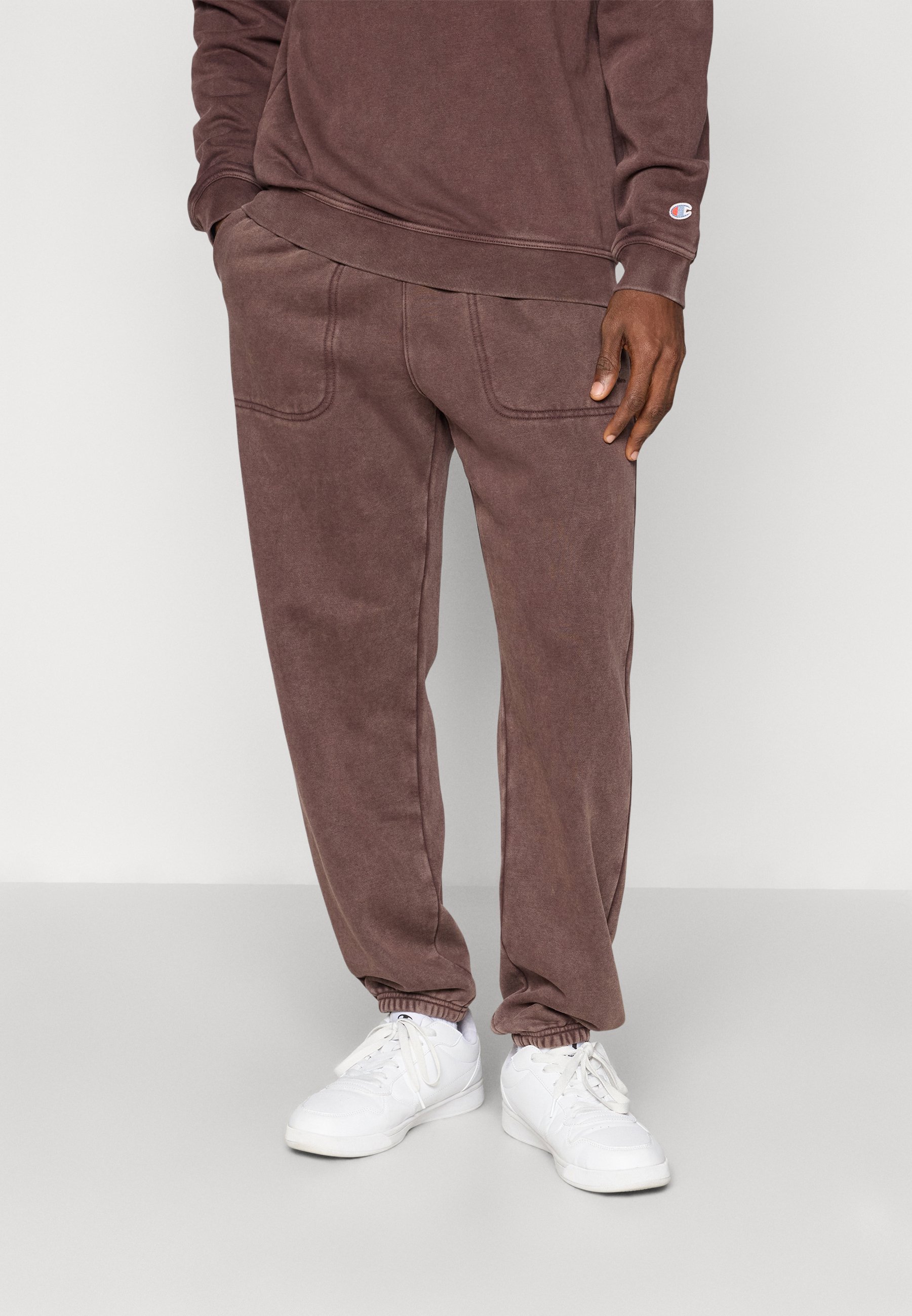 Pantaloni da tuta Champion ICONS CUFF - bordeaux
