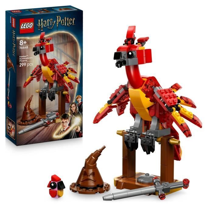 LEGO Harry Potter 76448 Fawkes: Dumbledore's Feniks - Speelgoed voor kinderen vanaf 8 jaar