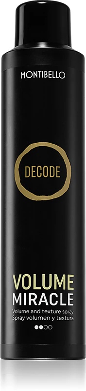 Montibello Decode Volume Miracle Spray sprej za volumen las med sušenjem in končnim oblikovanjem