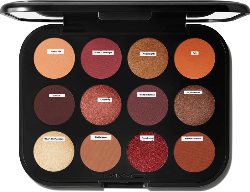 Paleta očných tieňov MAC Cosmetics Connect In Colour 12 odtieňov, cena za paletu