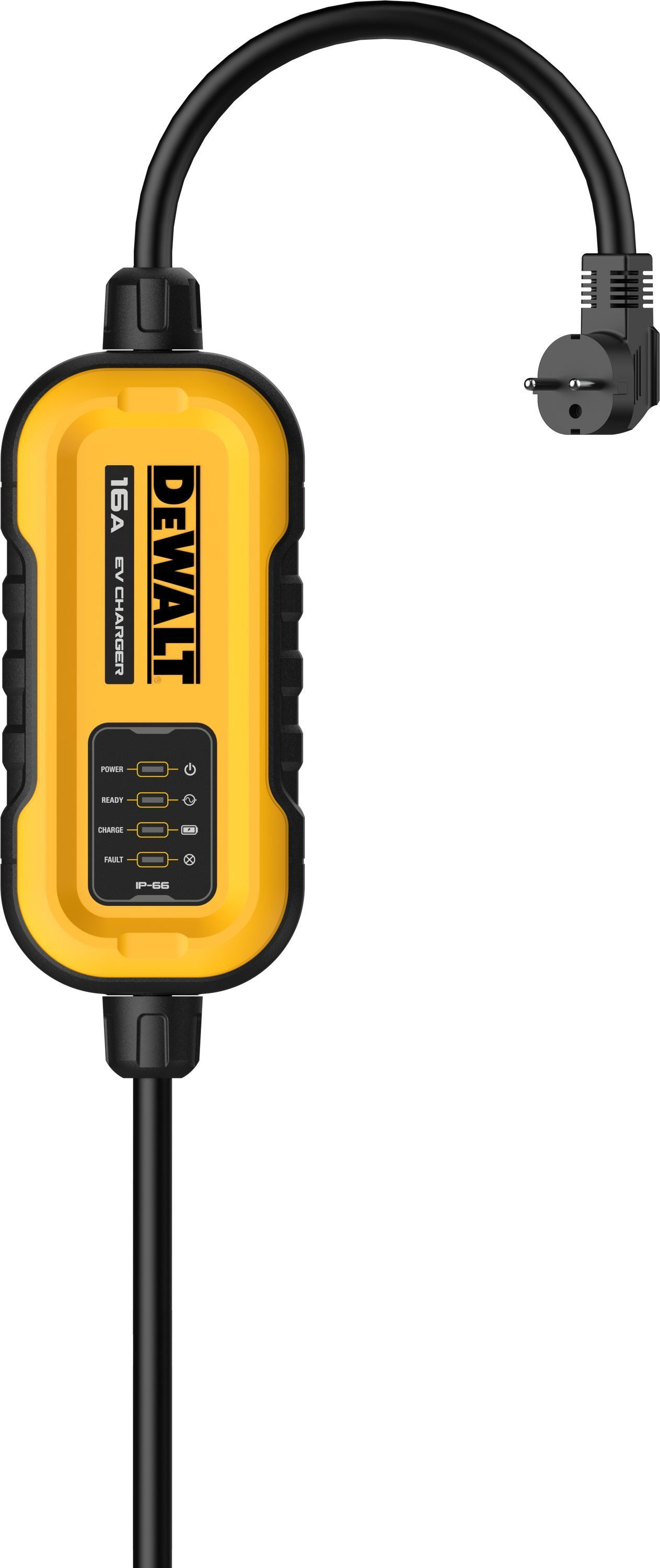 Draagbare elektrische autolader - DEWALT - 3,7 kW - Type 2 + stekker - 7 m - 16 A - 230 V AC