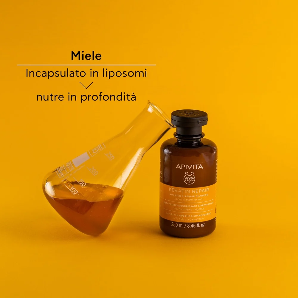 Capelli - Keratin Repair Shampoo Nutriente Riparatore per capelli Secchi e Danneggiati - Shampoo Nutriente, Shampoo Riparatore