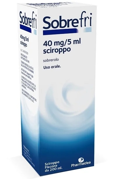 Jarabe mucolítico para la tos Sobrefri con mucosidad, sin azúcar, para niños a partir de 2 años, 200 ml.