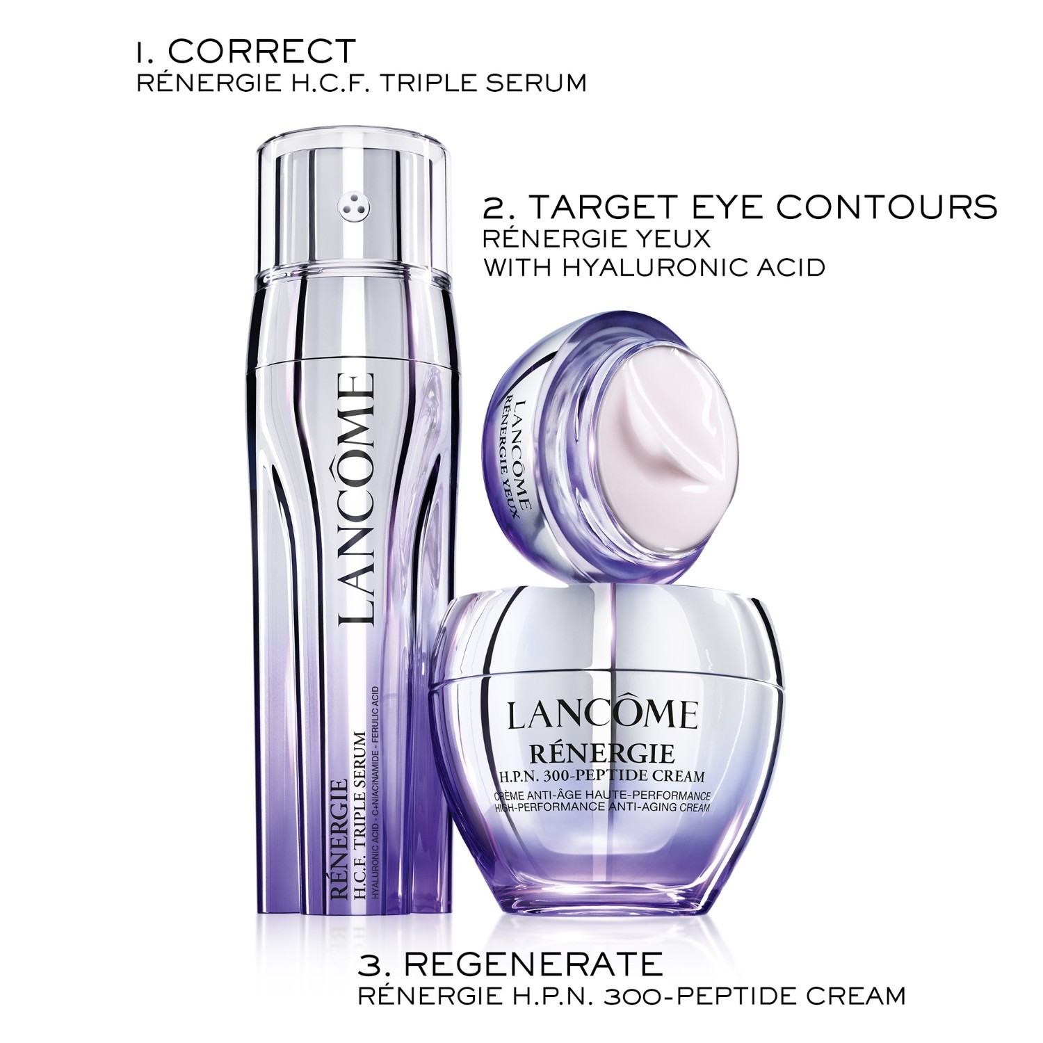 Lancôme pretnovecošanās krēms Rénergie HPN 300 peptīdu krēms – 15 ml