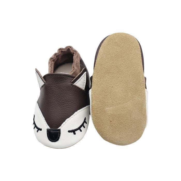 Pantufas de bebê INSFITY em couro macio - Douradas - Primeiros passos para meninos e meninas - Sola de camurça antiderrapante