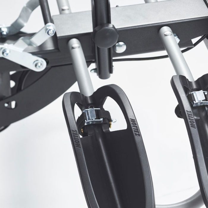 Portabici pieghevole per 2 biciclette da gancio di traino - Mottez Diane 2 / A040P2RA