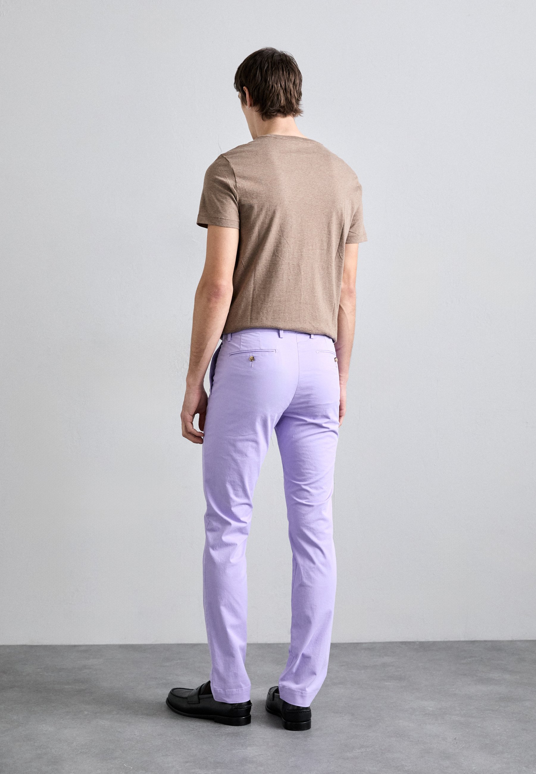 Pantaloni chino slim fit elasticizzati Polo Ralph Lauren - Chinos - viola cipria