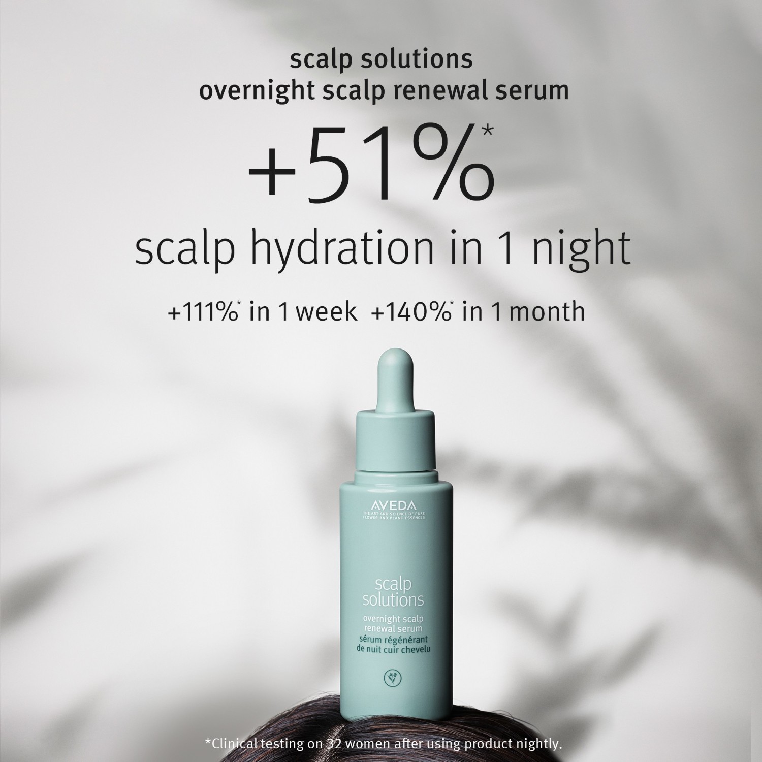 Aveda Hair Serum Scalp Solutions™ Serum za oporavak kože preko noći – 50 ml