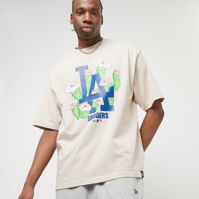 Maglietta oversize con logo floreale MLB dei Los Angeles Dodgers