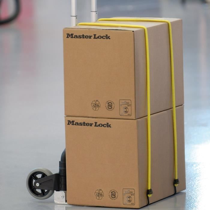 Master Lock Twin Wire Elastic Cord Set of 6 3040EURDAT