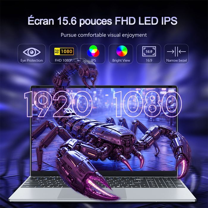 Laptop, Core i5-7Y54 (Up to 3.2 GHz), 16GB RAM, 512GB SSD, 15.6