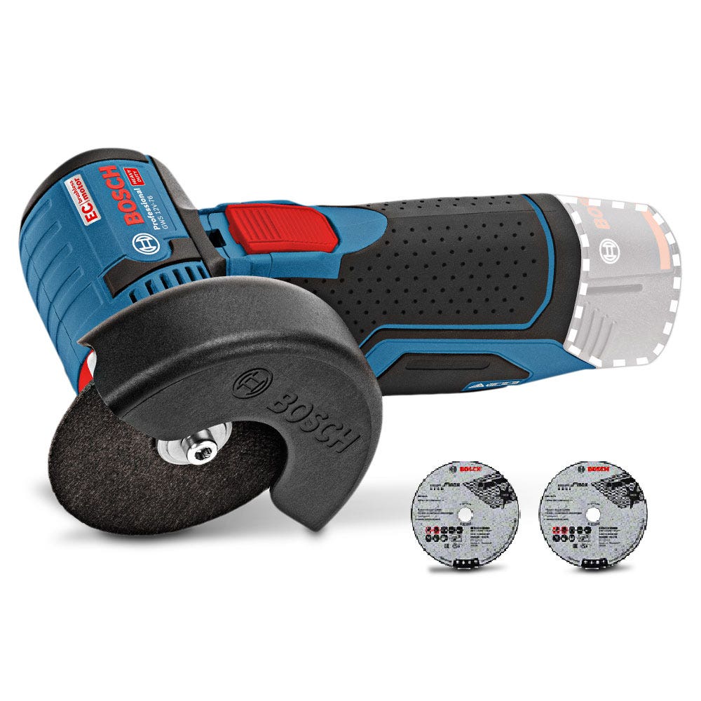 BOSCH 12V 76mm Kompakt-Winkelschleifer Skin GWS 12V-76 06019F2000
